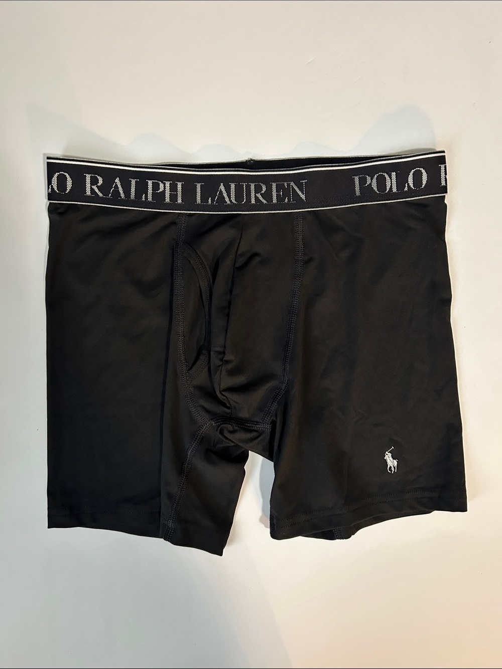 Polo by Ralph Lauren Black Boxer Briefs with Logo Waistband